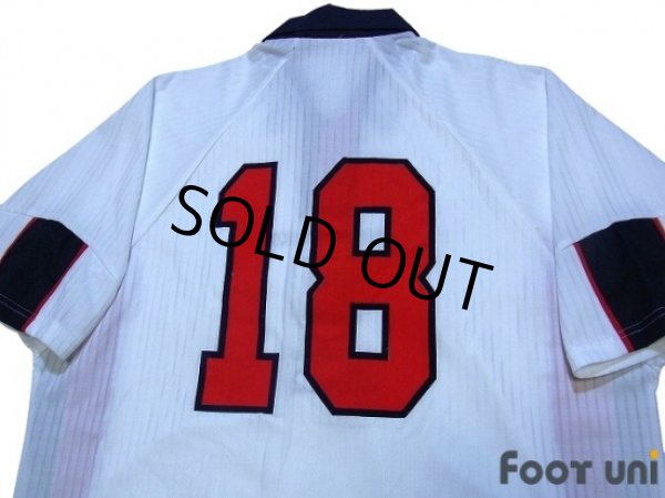 Photo4: England 1998 Home Player Shirt #18 (4)