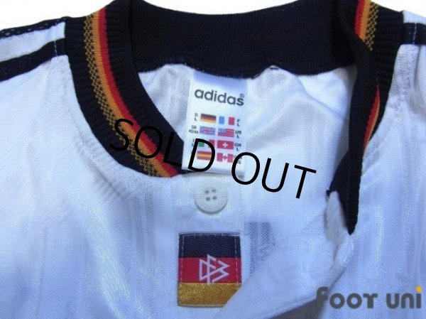 Photo5: Germany Euro 1996 Home Shirt #6 Matthias Sammer UEFA Euro 1996 Patch/Badge UEFA Fair Play Patch/Badge (5)