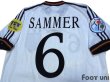 Photo4: Germany Euro 1996 Home Shirt #6 Matthias Sammer UEFA Euro 1996 Patch/Badge UEFA Fair Play Patch/Badge (4)