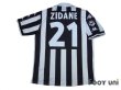 Photo2: Juventus 1999-2000 Home Shirt #21 Zidane Lega Calcio Patch/Badge (2)