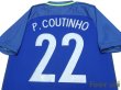 Photo4: Brazil 2016 Away Shirt #22 Philippe Coutinho (4)