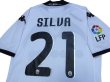 Photo4: Valencia 2009-2010 Home Shirt #21 Silva 90 Anys 1919-2009 Patch/Badge LFP Patch/Badge (4)