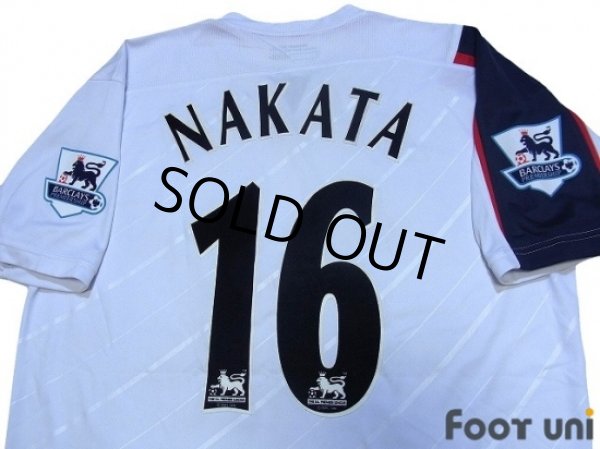 Photo4: Bolton Wanderers 2005-2007 Home Shirt #16 Nakata BARCLAYS PREMIERSHIP Patch/Badge (4)