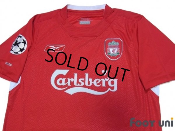 Photo3: Liverpool 2004-2006 Home Shirt #8 Gerrard Champions League Patch/Badge w/tags (3)