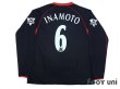 Photo2: Fulham 2003-2004 Away Long Sleeve Shirt #6 Inamoto BARCLAYCARD PREMIERSHIP Patch/Badge (2)