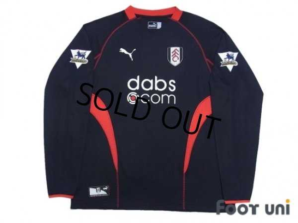 Photo1: Fulham 2003-2004 Away Long Sleeve Shirt #6 Inamoto BARCLAYCARD PREMIERSHIP Patch/Badge (1)