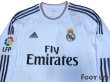 Photo3: Real Madrid 2013-2014 Home Long Sleeve Shirt #4 Sergio Ramos w/tags LFP Patch/Badge (3)