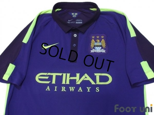 Photo3: Manchester City 2014-2015 3rd Shirt #16 Kun Aguero (3)