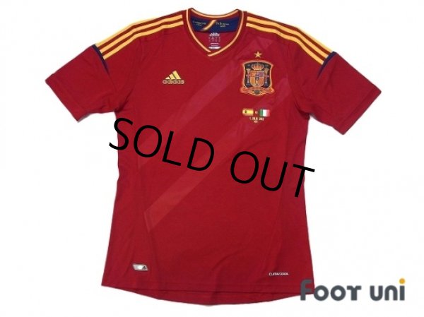 Photo1: Spain Euro 2012 Home Shirt w/tags (1)