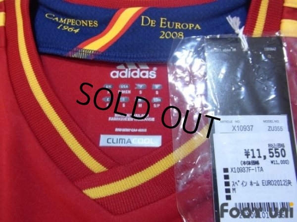 Photo3: Spain Euro 2012 Home Shirt w/tags (3)