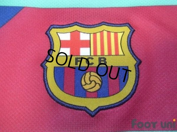 Photo5: FC Barcelona 2010-2011 Away Long Sleeve Shirt LFP Patch/Badge (5)