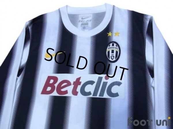 Photo3: Juventus 2011-2012 Home Long Sleeve Shirt #10 Del Piero (3)
