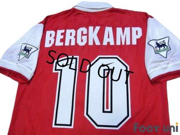 Photo4: Arsenal 1994-1996 Home Shirt #10 Bergkamp The F.A. Premier League Patch/Badge (4)