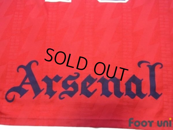 Photo8: Arsenal 1994-1996 Home Shirt #10 Bergkamp The F.A. Premier League Patch/Badge (8)