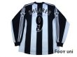 Photo2: Newcastle 2001-2003 Home Long Sleeve Shirt #9 Shearer The F.A. Premier League Patch/Badge (2)