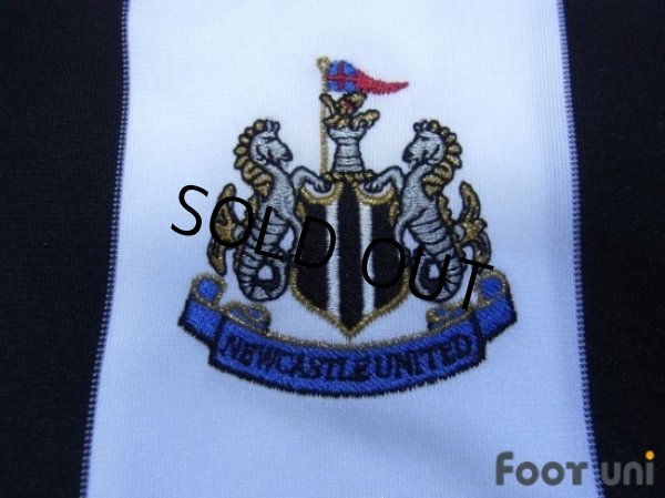 Photo6: Newcastle 2001-2003 Home Long Sleeve Shirt #9 Shearer The F.A. Premier League Patch/Badge (6)