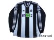 Photo1: Newcastle 2001-2003 Home Long Sleeve Shirt #9 Shearer The F.A. Premier League Patch/Badge (1)