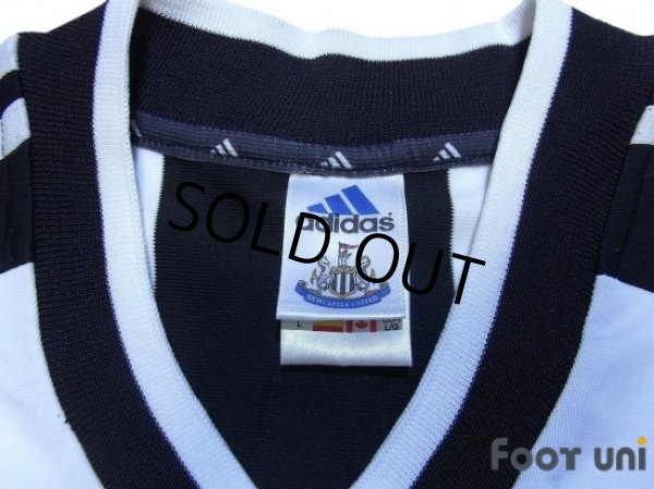 Photo5: Newcastle 2001-2003 Home Long Sleeve Shirt #9 Shearer The F.A. Premier League Patch/Badge (5)