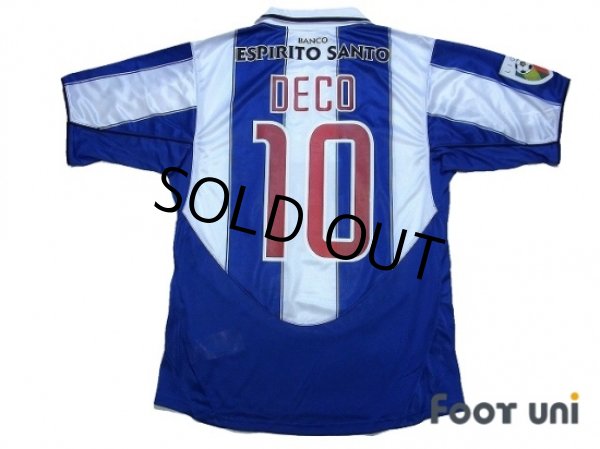 Photo2: FC Porto 2003-2004 Home Shirt #10 Deco w/tags (2)