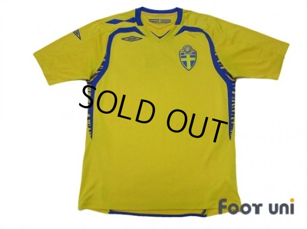 Photo1: Sweden Euro 2008 Home Shirt (1)