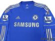 Photo3: Chelsea 2012-2013 Home Long Sleeve Shirt #17 Hazard BARCLAYS PREMIER LEAGUE Patch/Badge (3)
