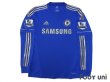 Photo1: Chelsea 2012-2013 Home Long Sleeve Shirt #17 Hazard BARCLAYS PREMIER LEAGUE Patch/Badge (1)
