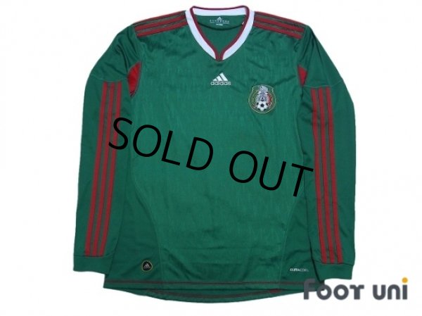 Photo1: Mexico 2010 Home Long Sleeve Shirt (1)