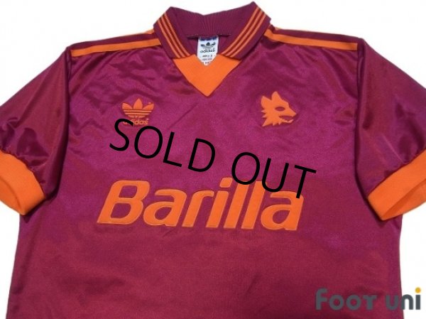 Photo3: AS Roma 1992-1994 Home Shirt (3)