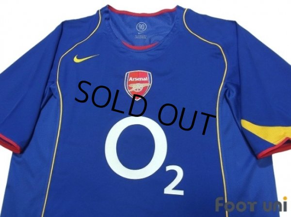 Photo3: Arsenal 2004-2006 Away Shirt #10 Bergkamp (3)