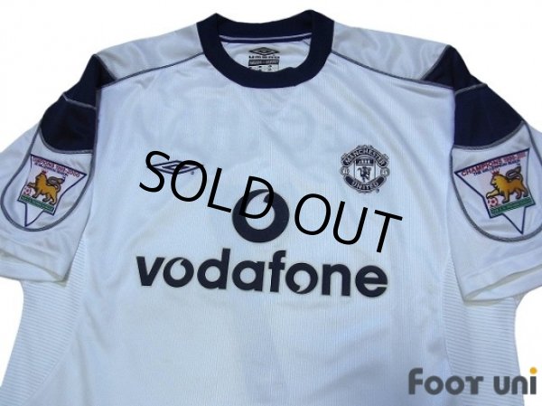 Photo3: Manchester United 2000-2001 Away Shirt #7 Beckham (3)