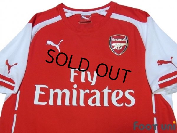 Photo3: Arsenal 2014-2015 Home Shirt #17 Alexis Sanchez (3)