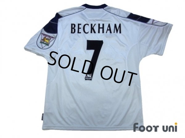 Photo2: Manchester United 2000-2001 Away Shirt #7 Beckham (2)