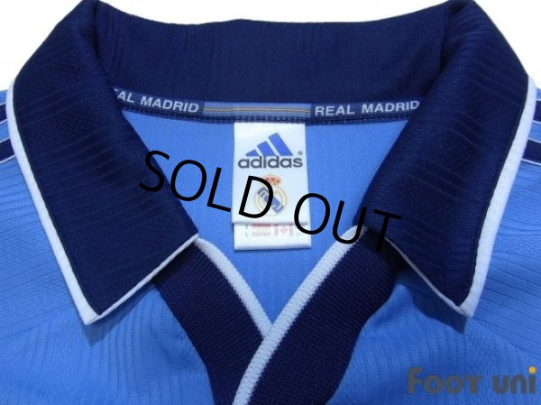 Photo5: Real Madrid 1999-2001 Away Authentic Long Sleeve Shirt #10 Figo (5)