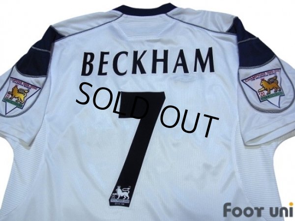 Photo4: Manchester United 2000-2001 Away Shirt #7 Beckham (4)