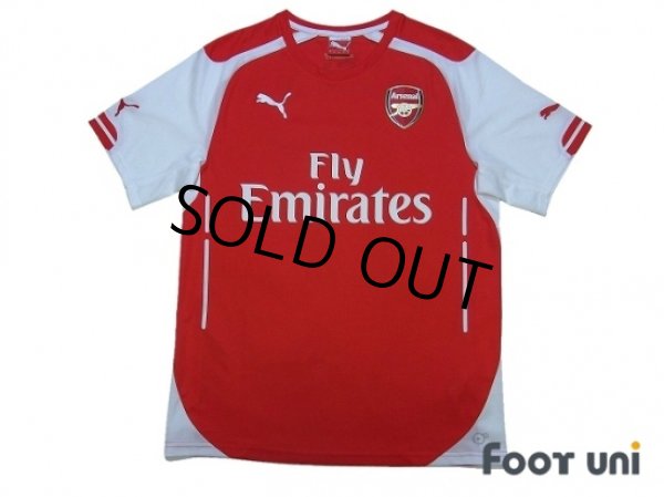 Photo1: Arsenal 2014-2015 Home Shirt #17 Alexis Sanchez (1)