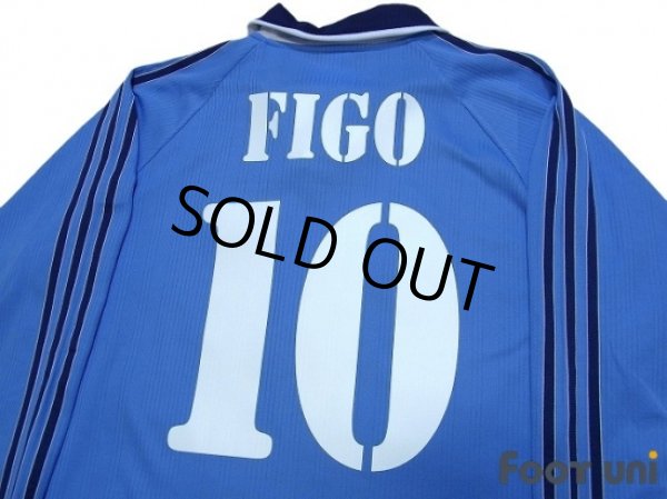 Photo4: Real Madrid 1999-2001 Away Authentic Long Sleeve Shirt #10 Figo (4)