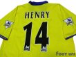 Photo4: Arsenal 2003-2005 Away Shirt #14 Henry (4)