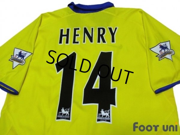 Photo4: Arsenal 2003-2005 Away Shirt #14 Henry (4)