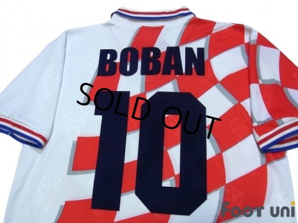 Photo4: Croatia 1998 Home Shirt #10 Boban (4)