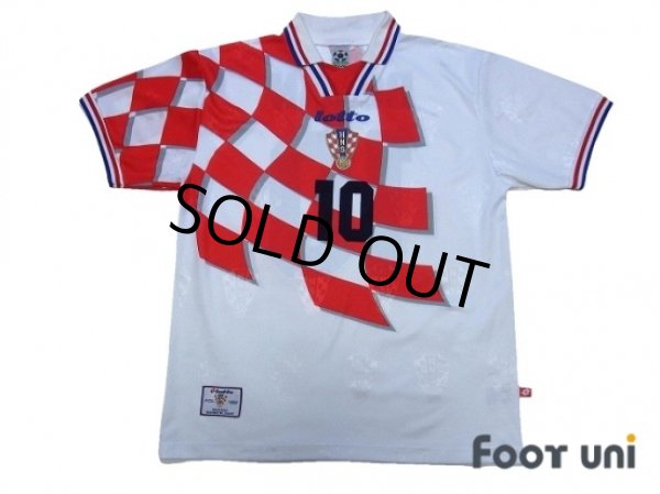 Photo1: Croatia 1998 Home Shirt #10 Boban (1)