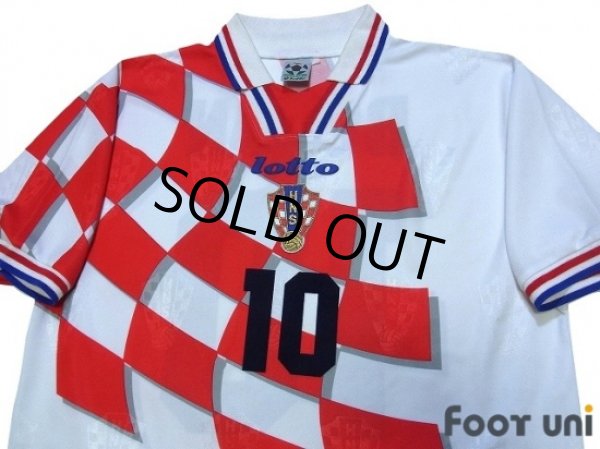 Photo3: Croatia 1998 Home Shirt #10 Boban (3)