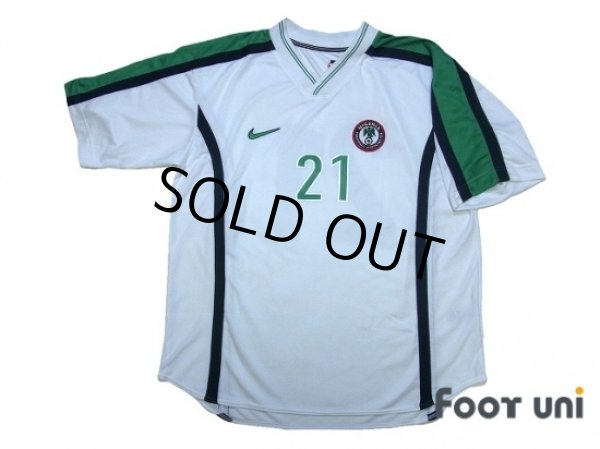 Photo1: Nigeria 1998 Away Shirt #21 (1)