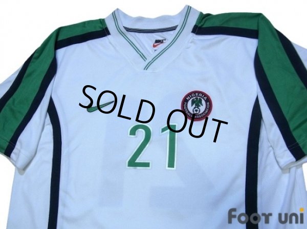 Photo3: Nigeria 1998 Away Shirt #21 (3)