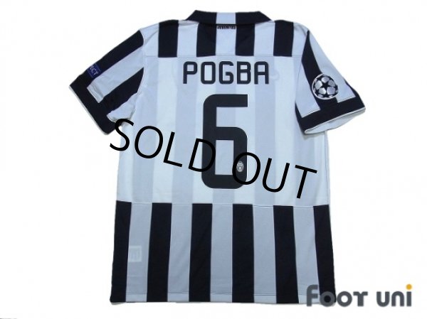 Photo2: Juventus 2014-2015 Home Shirt #6 Pogba Champions League Patch/Badge w/tags (2)