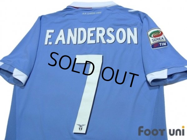 Photo4: Lazio 2014-2015 Home Authentic Shirt #7 F.Anderson w/tags (4)