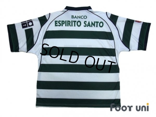 Photo2: Sporting CP 2002-2003 Home Shirt  (2)