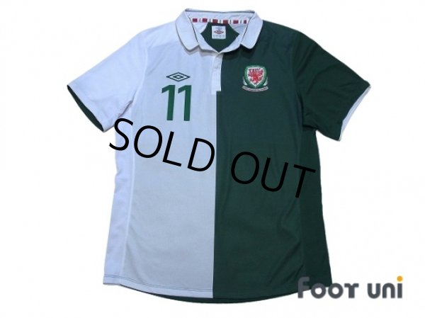 Photo1: Wales 2012 Away Shirt #11 Bale (1)