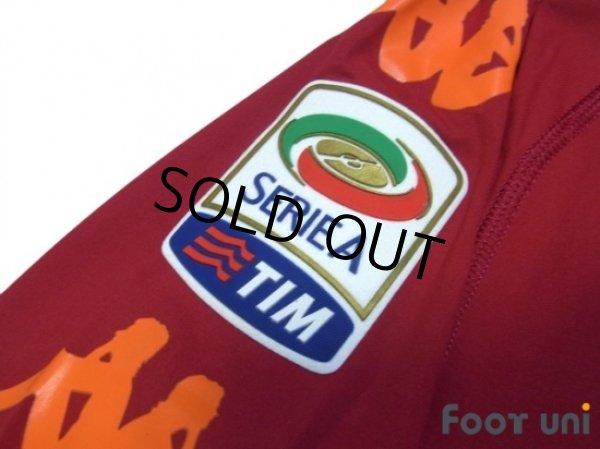 Photo7: AS Roma 2010-2011 Home Shirt #16 De Rossi Serie A Tim Patch/Badge w/tags (7)