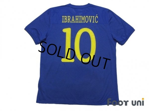 Photo2: Sweden 2010 Away Shirt #10 Ibrahimovic (2)