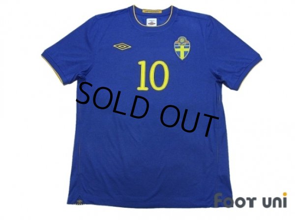 Photo1: Sweden 2010 Away Shirt #10 Ibrahimovic (1)